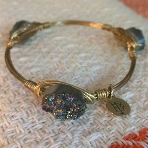 Bourbon & Boweties Periwinkle Druzy Bangle